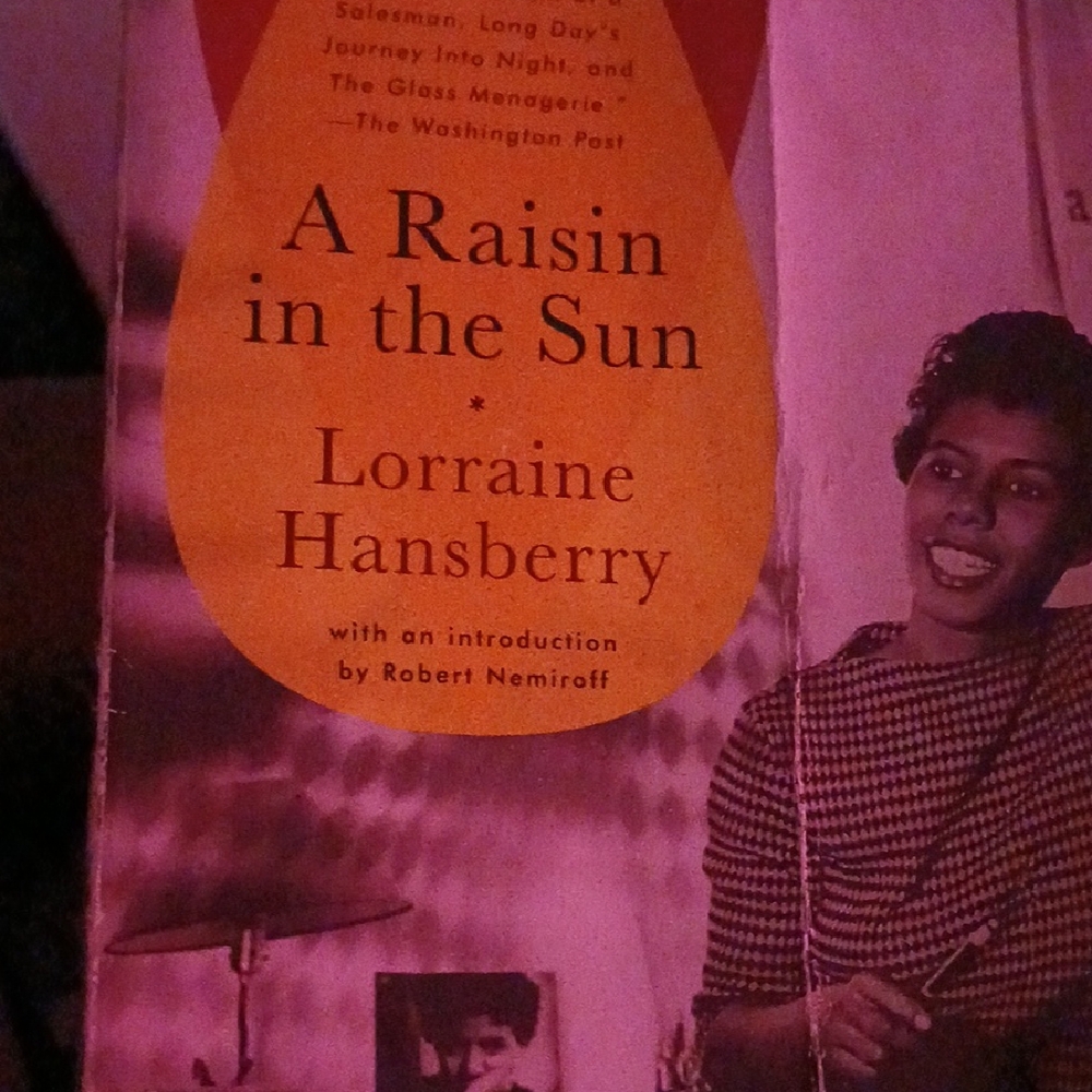 A Raisin in the Sun by Lorraine Hansberry - Red Cover